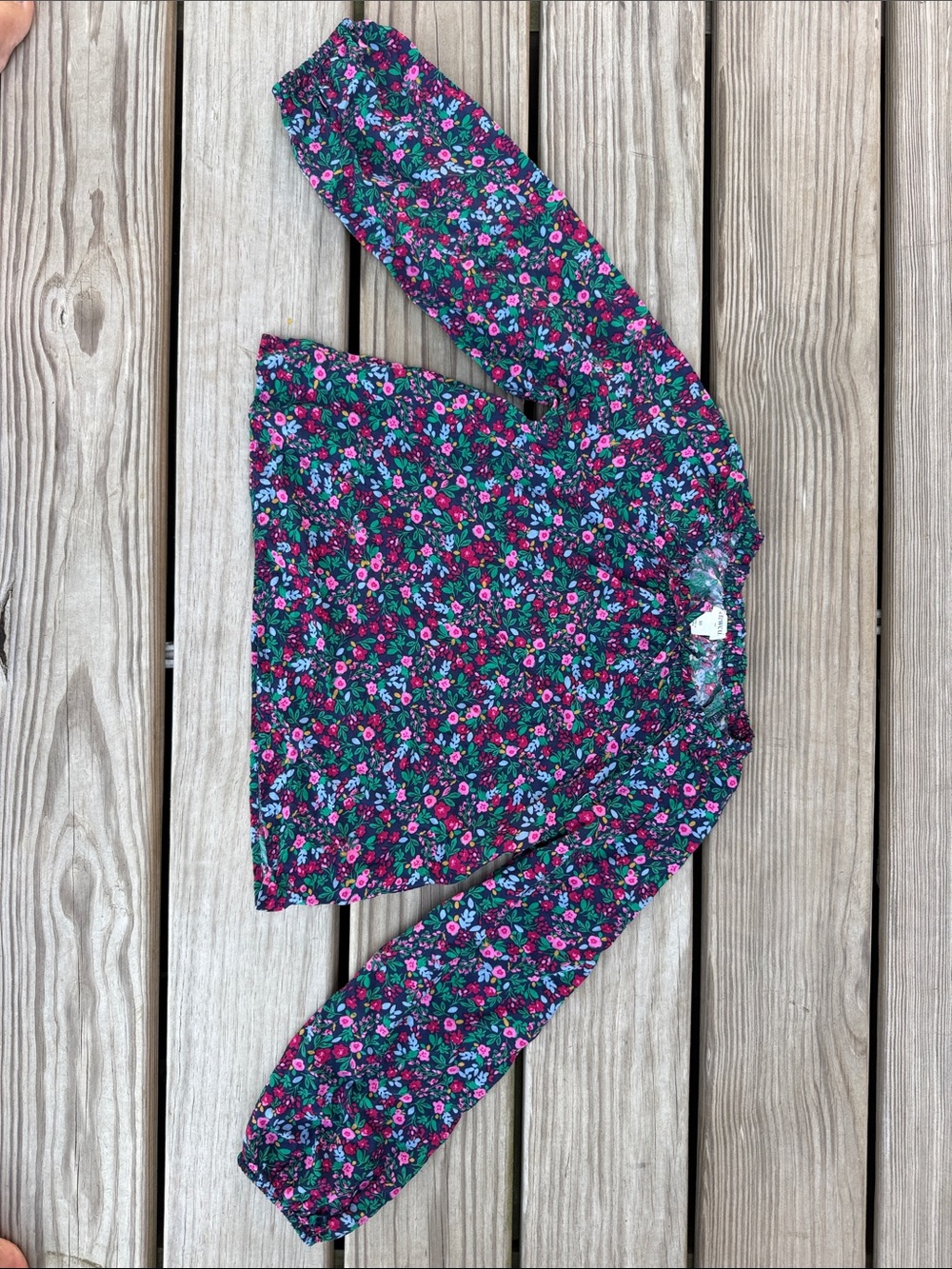 Girls size 10 Crewcuts Floral Blouse